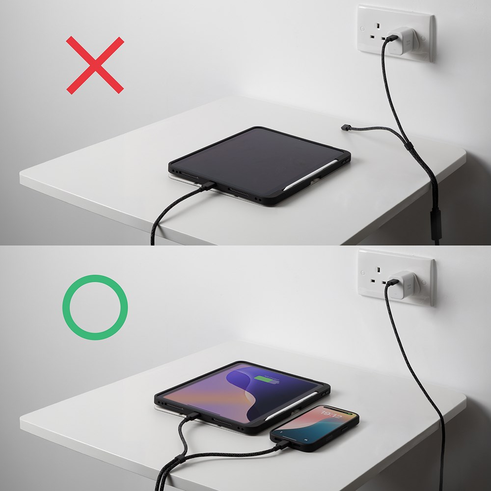 Native Union Belt Serisi PD 2in1 Type-C To Type-C Hızlı Şarj Özellikli Şarj ve Data Kablosu 140W 2M