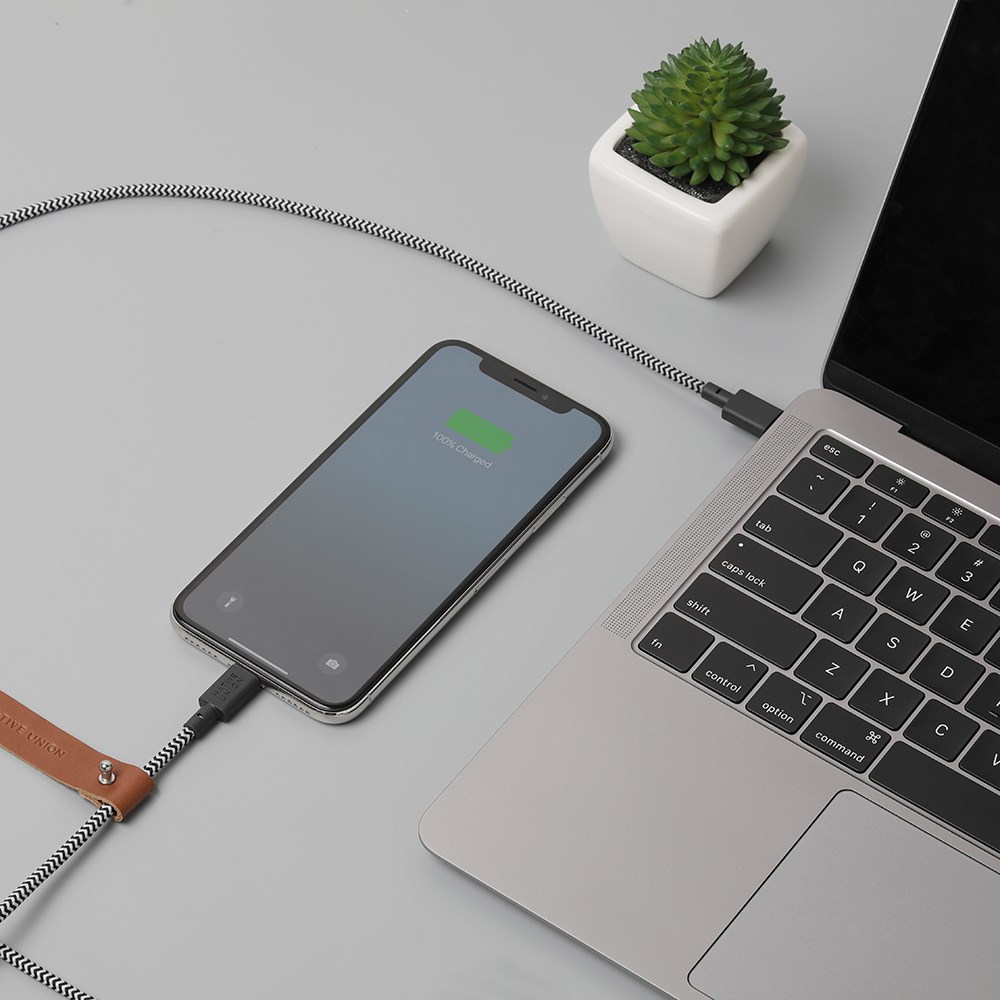 Native Union Belt Serisi Type-C to Lightning Şarj Kablosu 1.2M