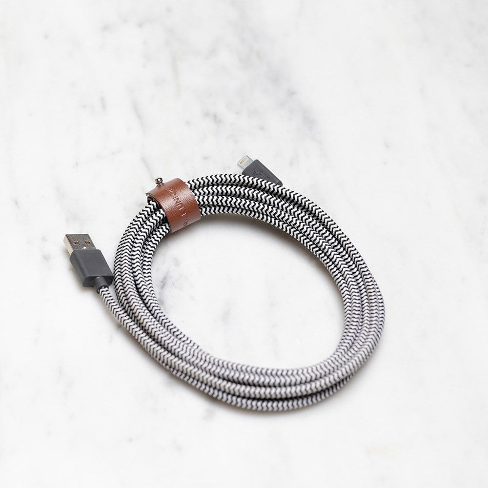 Native Union Belt Serisi USB-A to Lightning Şarj Kablosu 3M