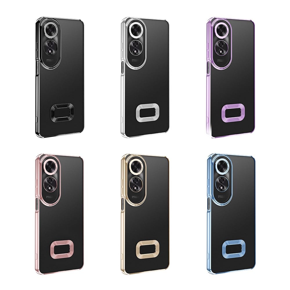 Oppo A60 Kılıf Kamera Korumalı Logo Gösteren Zore Omega Kapak