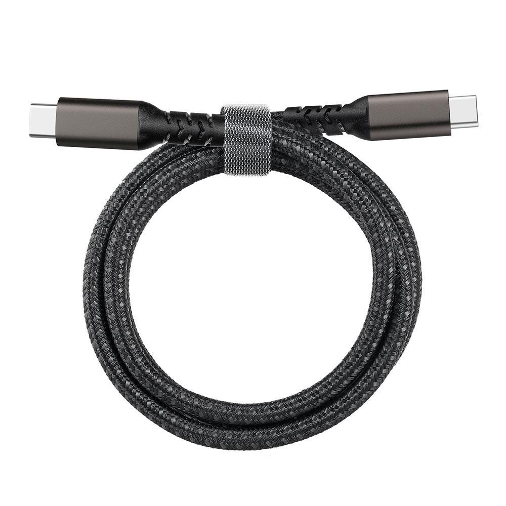 Qgeem 2.Jenerasyon Type-C to Type-C USB3.2 PD Data Kablosu 100W 20Gbps 4K@60Hz 1 Metre