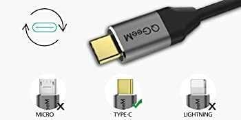 Qgeem QG-UA09 Type-C To HDMI Kablo 3M