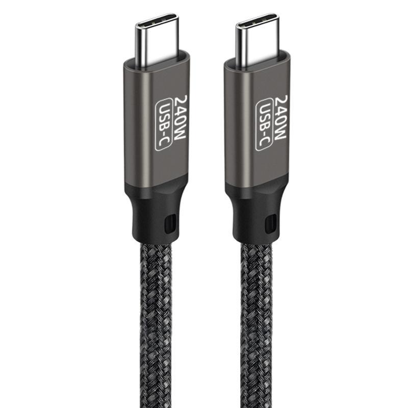 Qgeem QG02 Type-C to Type-C PD3.1 Data Kablosu 240W 480Mbps 3 Metre