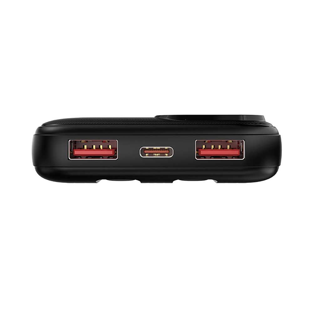 Recci RPB-P67 PD 20W Dijital LED Göstergeli Hızlı Şarj Özellikli Type-C ve Lightning Kablolu Powerbank 22.5W 10000mAh