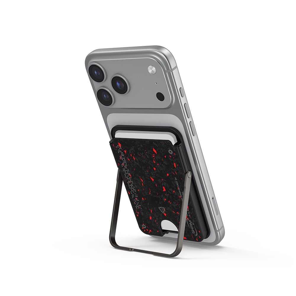 Skinarma Metal Tasarımlı 2 Hazneli Vektor Serisi Magnetik Standlı Kartlık