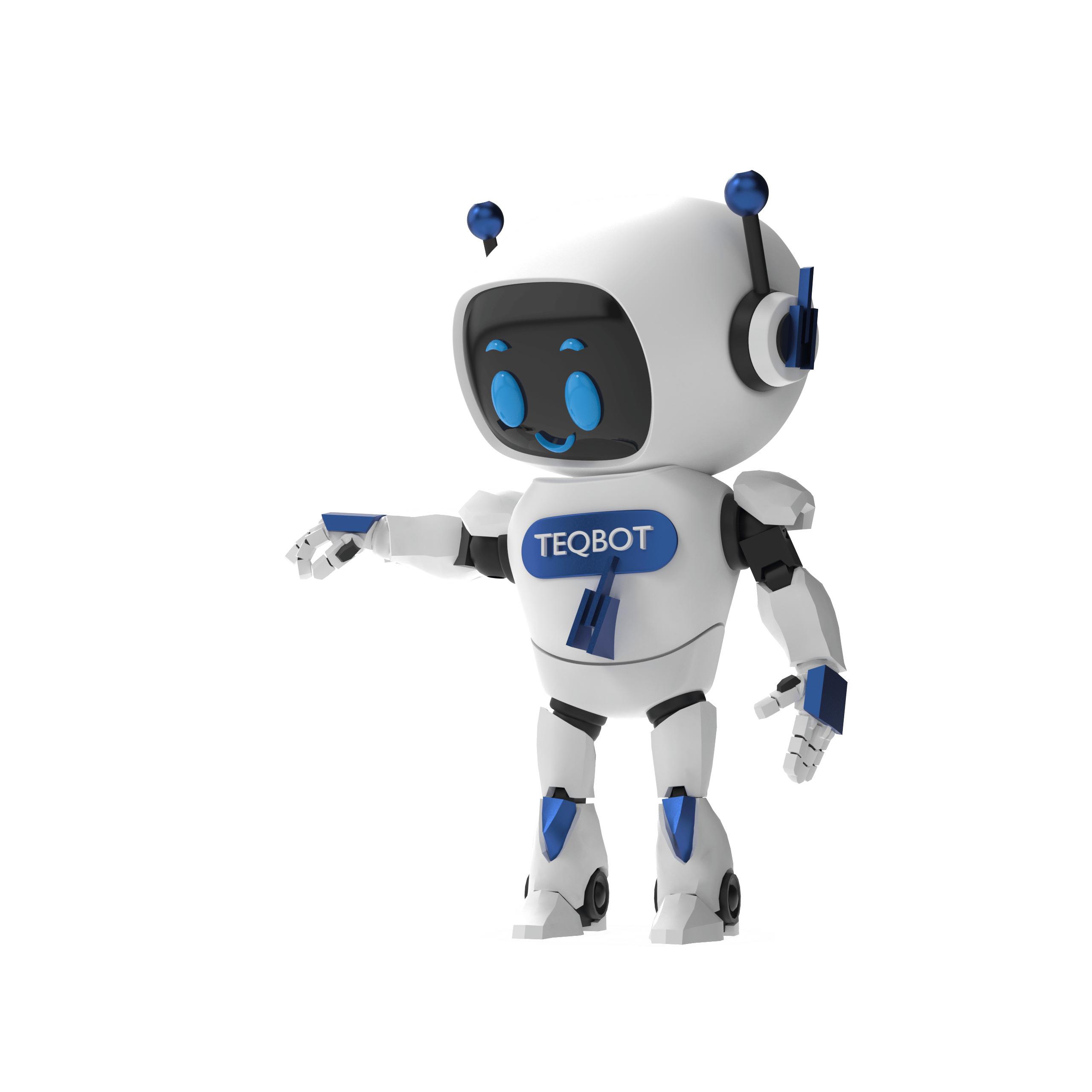 TEQSMA TEQBOT – 3D Yazıcı Üretimi Dekoratif Robot