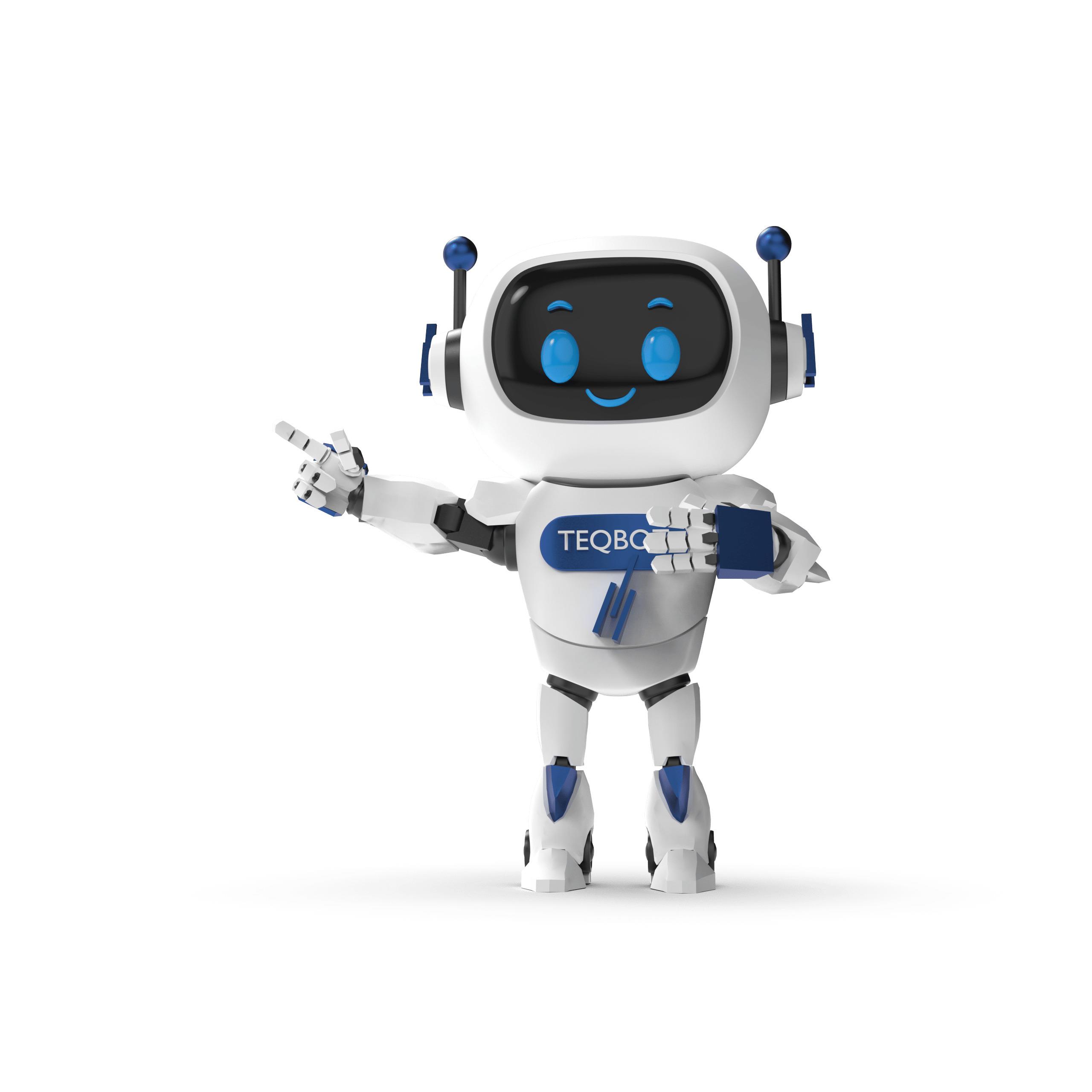 TEQSMA TEQBOT – 3D Yazıcı Üretimi Dekoratif Robot