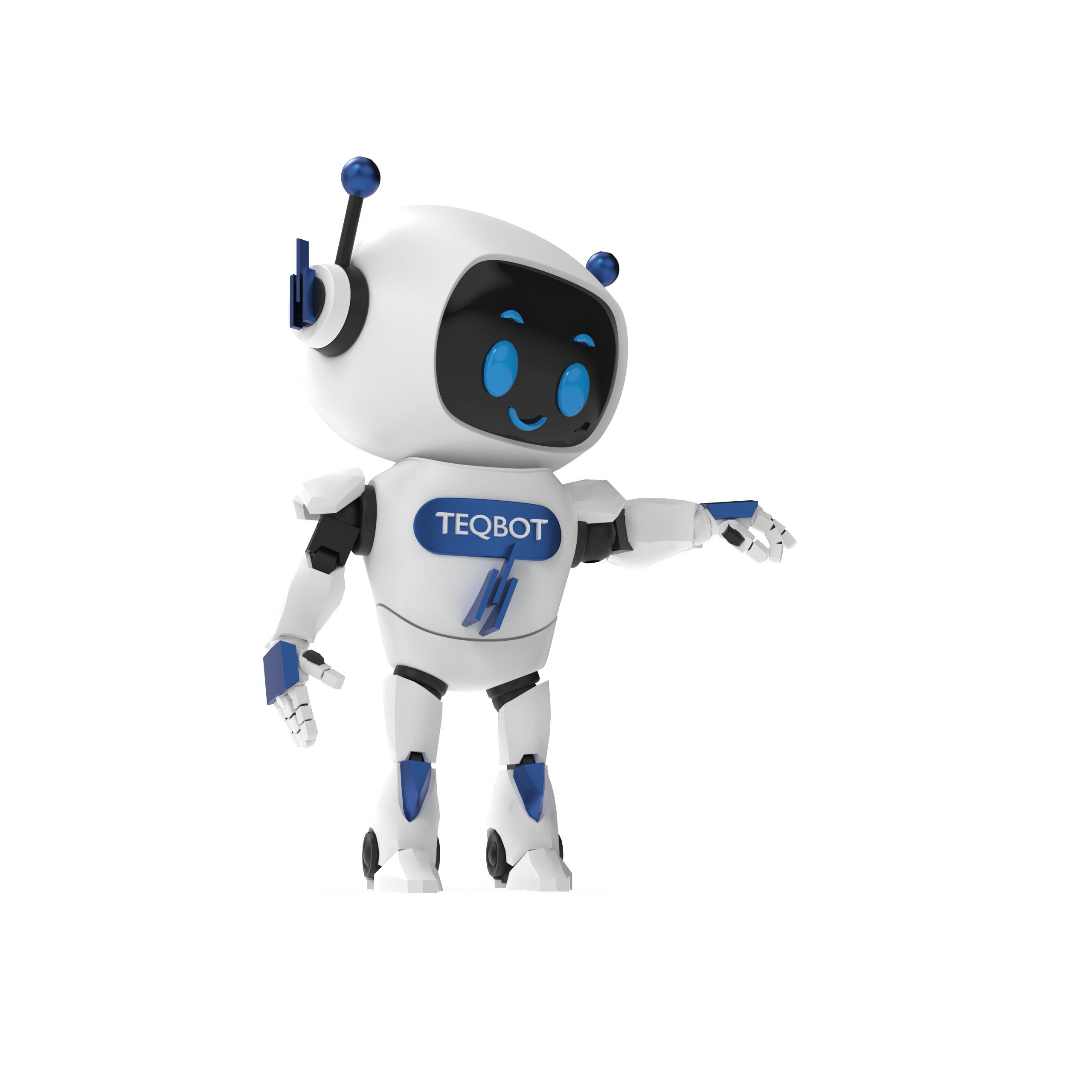 TEQSMA TEQBOT – 3D Yazıcı Üretimi Dekoratif Robot