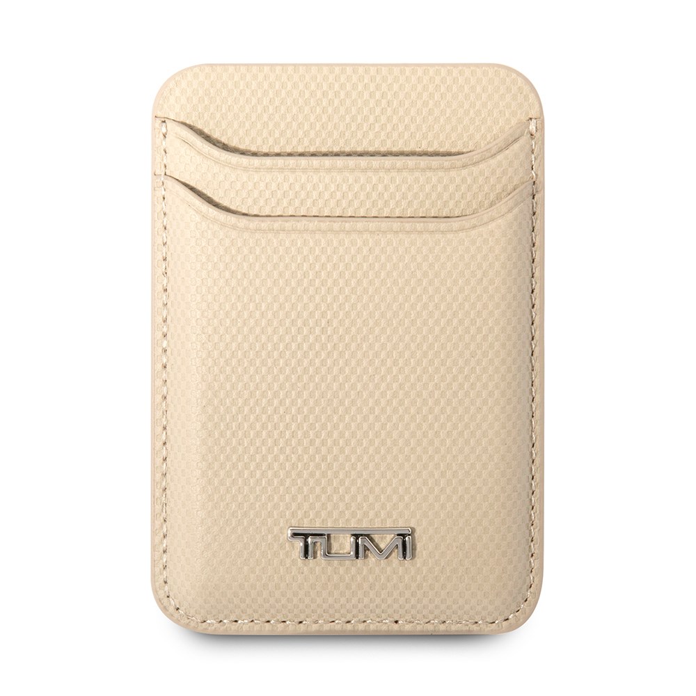 Tumi Orjinal Lisanslı 2 Hazneli Metal Logolu Deri Magnetik Kartlık