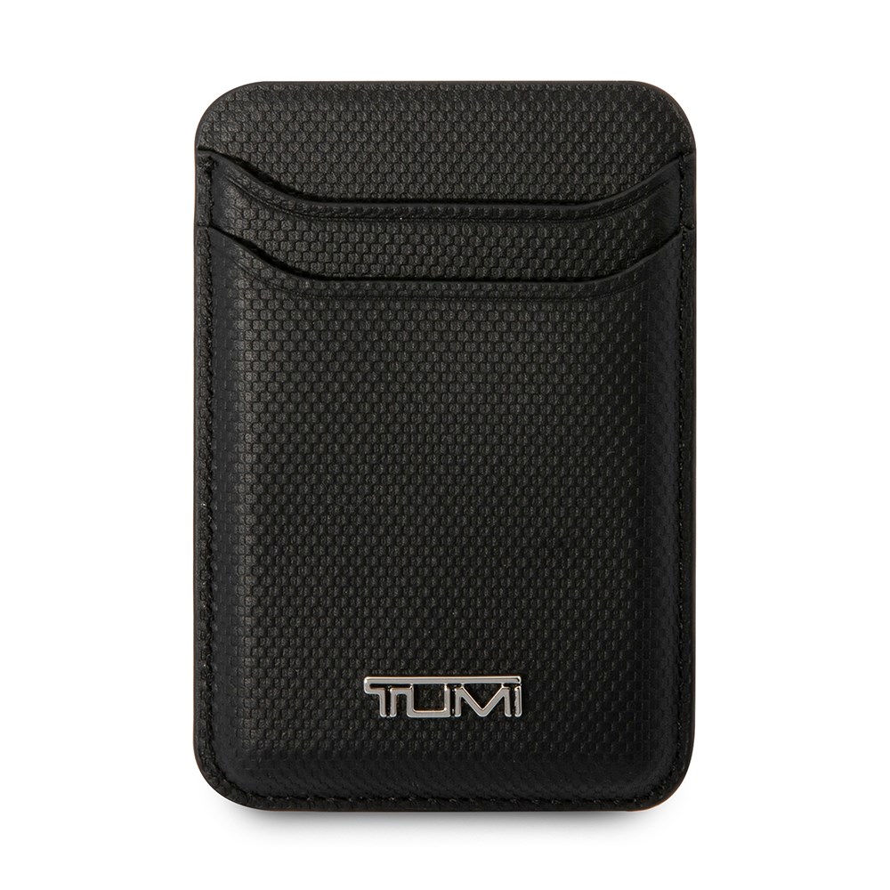 Tumi Orjinal Lisanslı 2 Hazneli Metal Logolu Deri Magnetik Kartlık