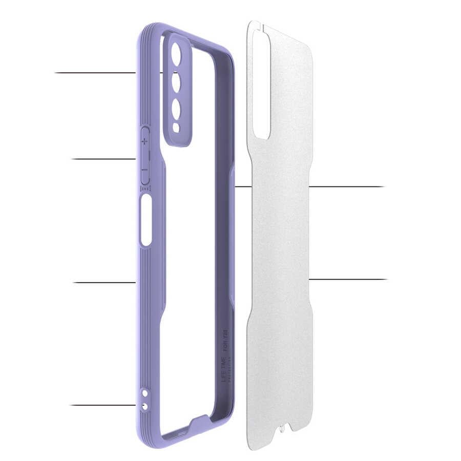 Vivo Y20S Kılıf Zore Parfe Kapak