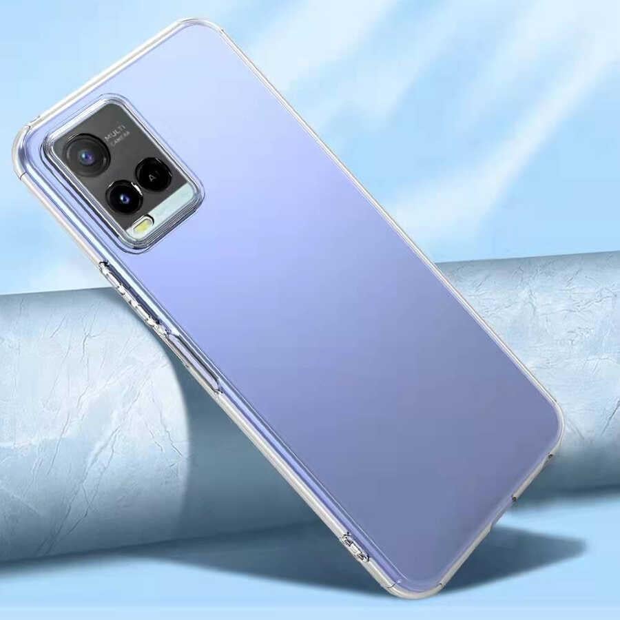 Vivo Y32 Kılıf Zore Kamera Korumalı Süper Silikon Kapak