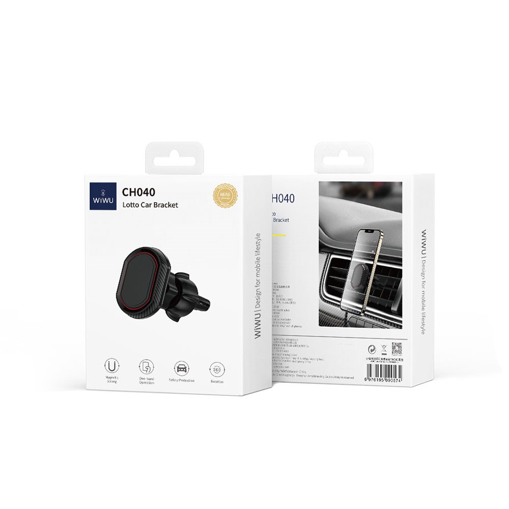 Wiwu CH040 360 Derece Dönebilen Havalandırma Tasarım Magnetik Araç Telefon Tutucu
