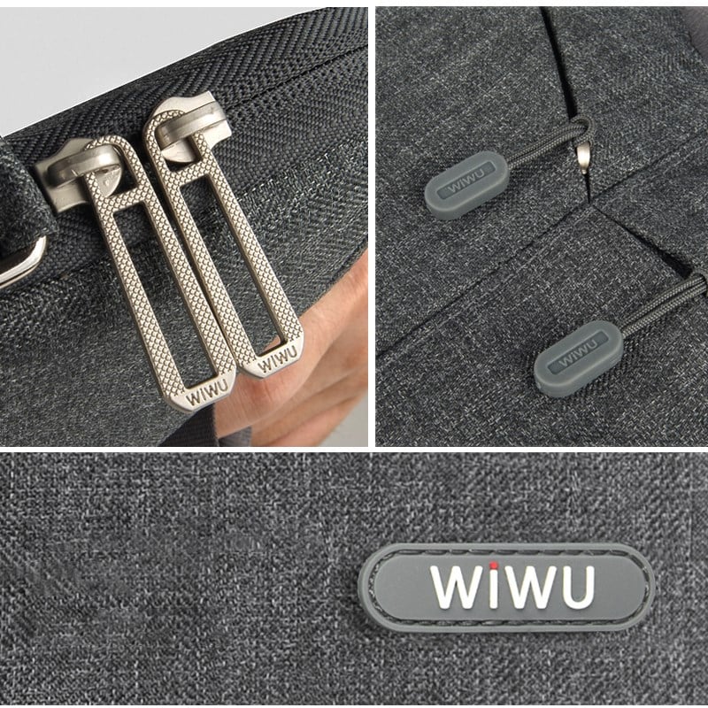 Wiwu City Commuter Serisi 13.3 inç Çapraz Vücut Askılı Laptop Çantası