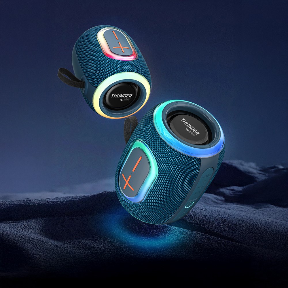 Wiwu H9 RGB Işıklı Askılı TWS Bluetooth Speaker Hoparlör v5.3 10W