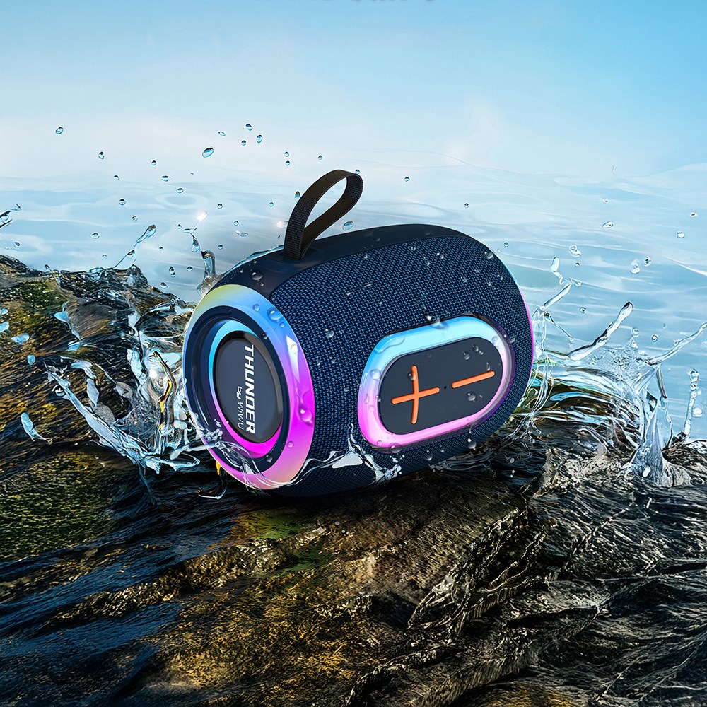 Wiwu H9 RGB Işıklı Askılı TWS Bluetooth Speaker Hoparlör v5.3 10W