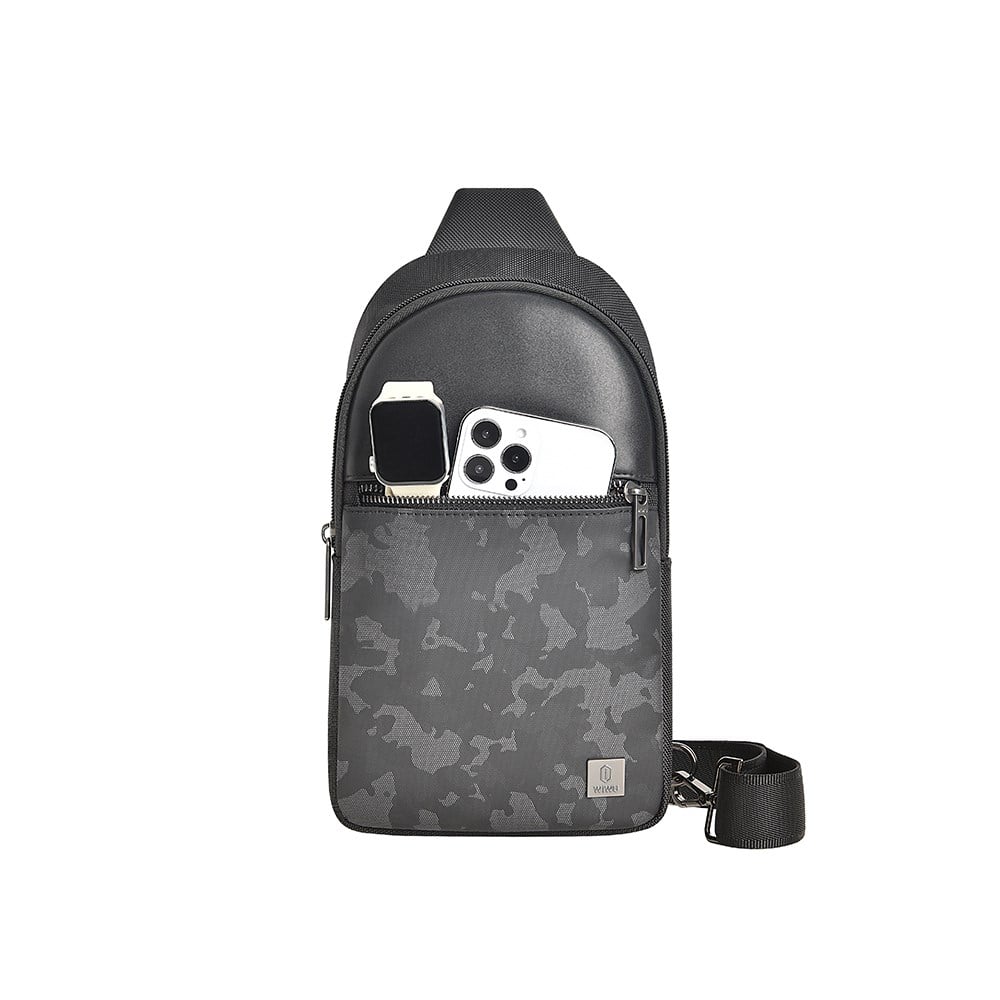 Wiwu Salem Serisi Crossbody Su Geçirmez Polyester Kumaş Omuz Askılı Çapraz Vücut Çantası