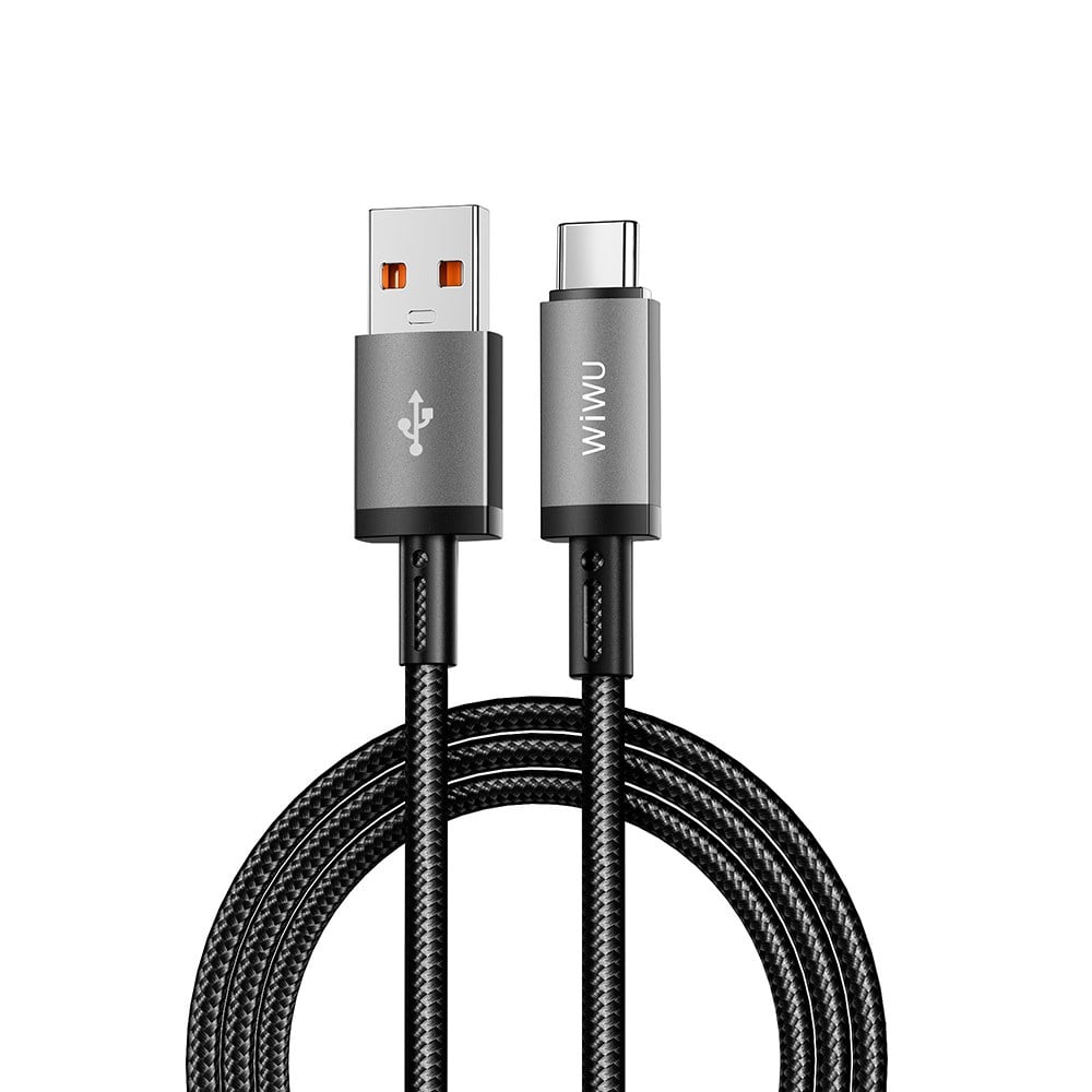 Wiwu Wi-C054 Titanlink Serisi USB-A to TYPE-C Hızlı Şarj Özellikli Data ve Şarj Kablosu 1M