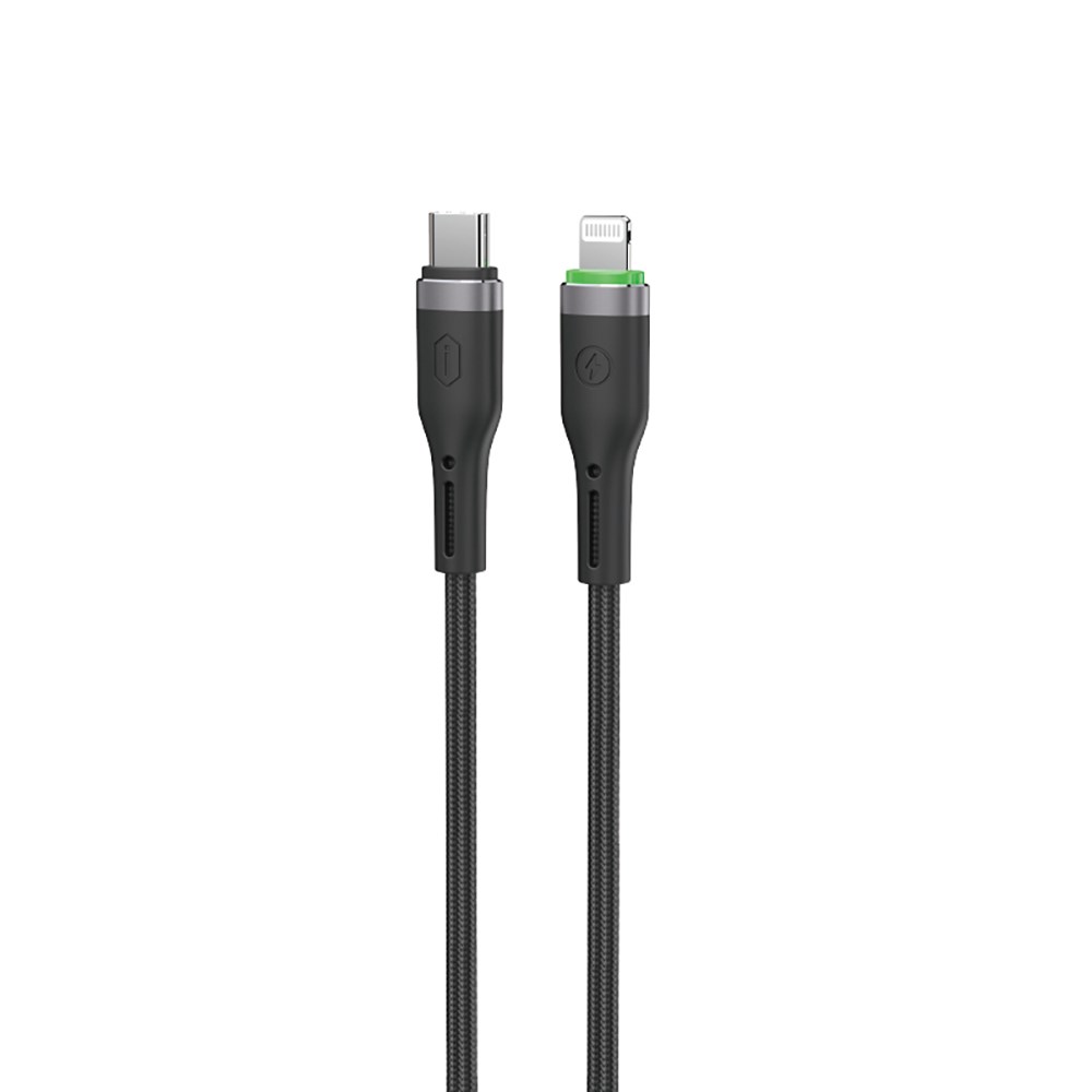 Wiwu Wi-C070 Orginlink Serisi LED Göstergeli Type-C to Lightning Hızlı Şarj Özellikli PD Data ve Şarj Kablosu 27W 1M