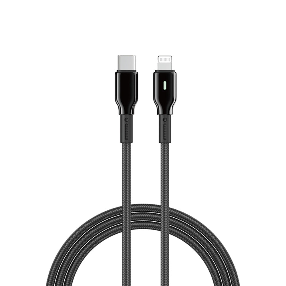 Wiwu Wi-C076 Drualink Serisi Type-C to Lightning PD Hızlı Şarj Kablosu 27W 1M