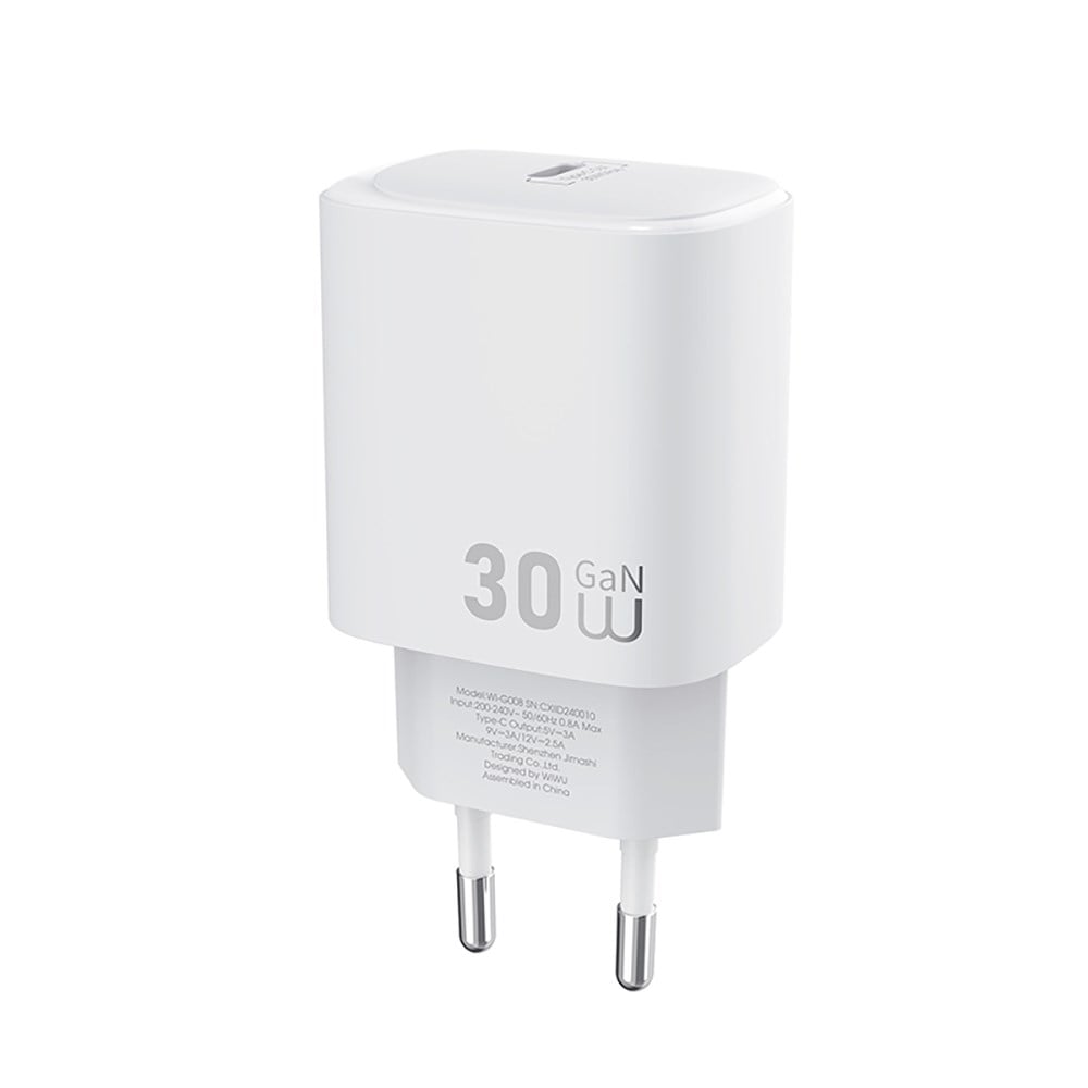Wiwu Wi-G008 Essen Serisi GaN Tech PD Hızlı Şarj Özellikli Şarj Başlığı 30W