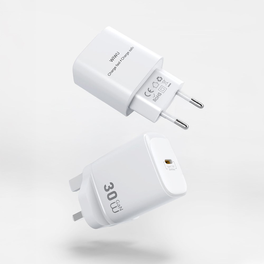 Wiwu Wi-G008 Essen Serisi GaN Tech PD Hızlı Şarj Özellikli Şarj Başlığı 30W