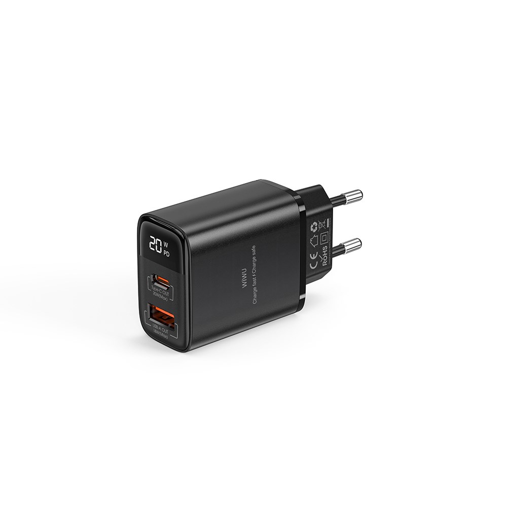 Wiwu Wi-G009 Firefly Serisi GaN Tech PD Hızlı Şarj Özellikli Şarj Başlığı 20W