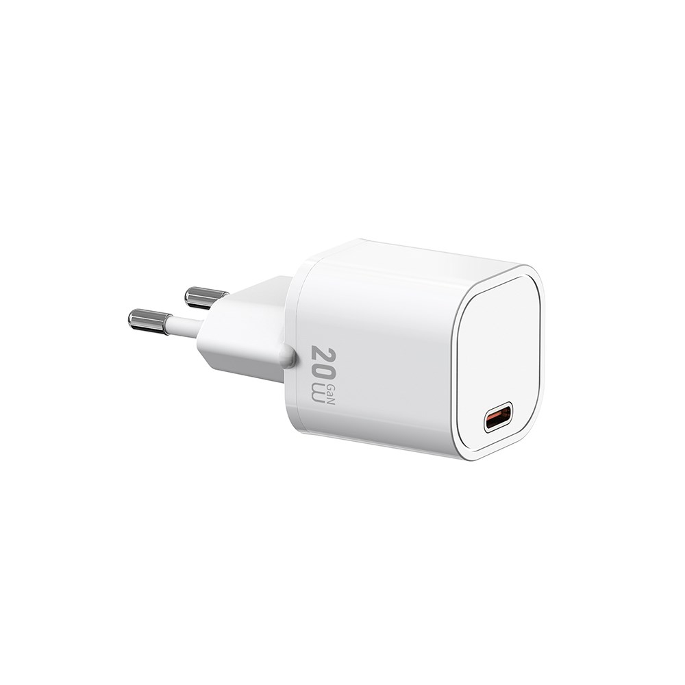 Wiwu Wi-G014 Cube Serisi GaN Tech PD Hızlı Şarj Özellikli Mini Şarj Başlığı 20W