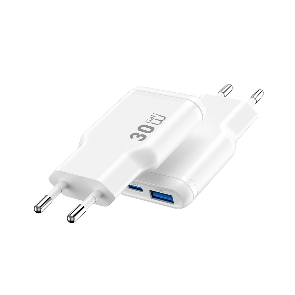 Wiwu Wi-G033 Essen Slim Serisi GaN Tech PD Hızlı Şarj Özellikli Şarj Başlığı 30W