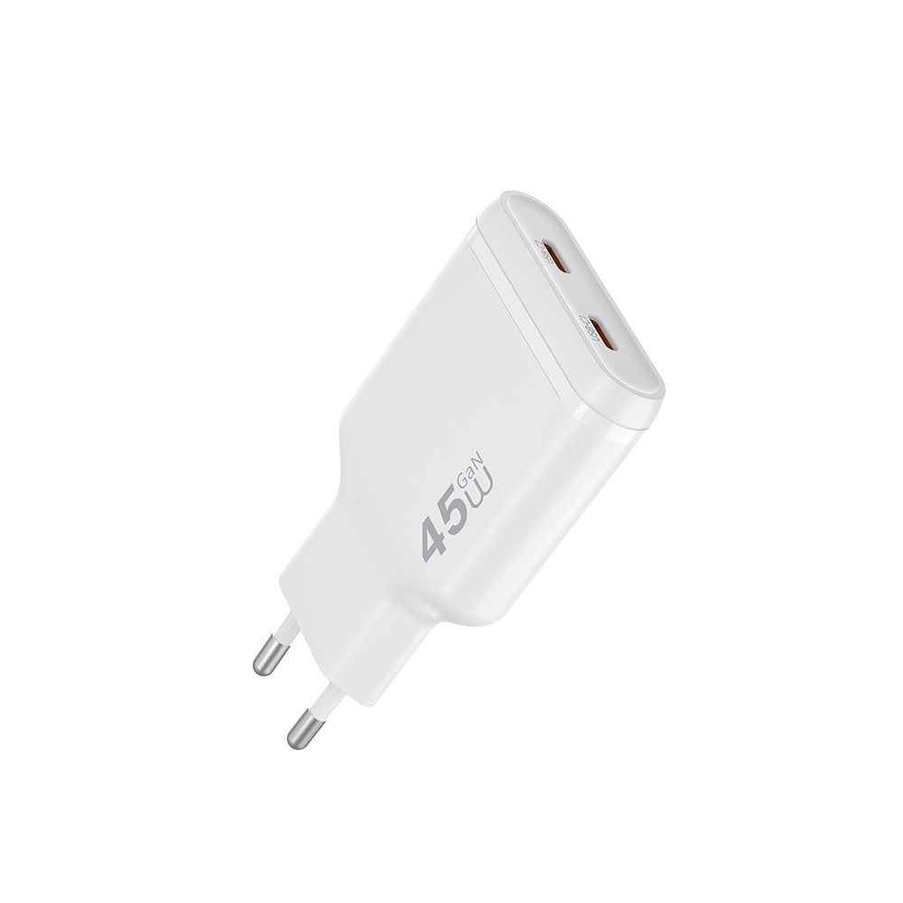 Wiwu Wi-G034 Essen Slim Serisi GaN Tech PD Hızlı Şarj Özellikli Şarj Başlığı 45W