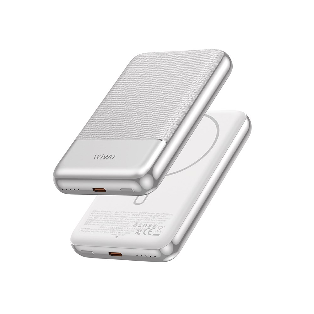 Wiwu Wi-P089 LED Işık Göstergeli PD 20W Kablosuz Powerbank 10.000mAh 15W
