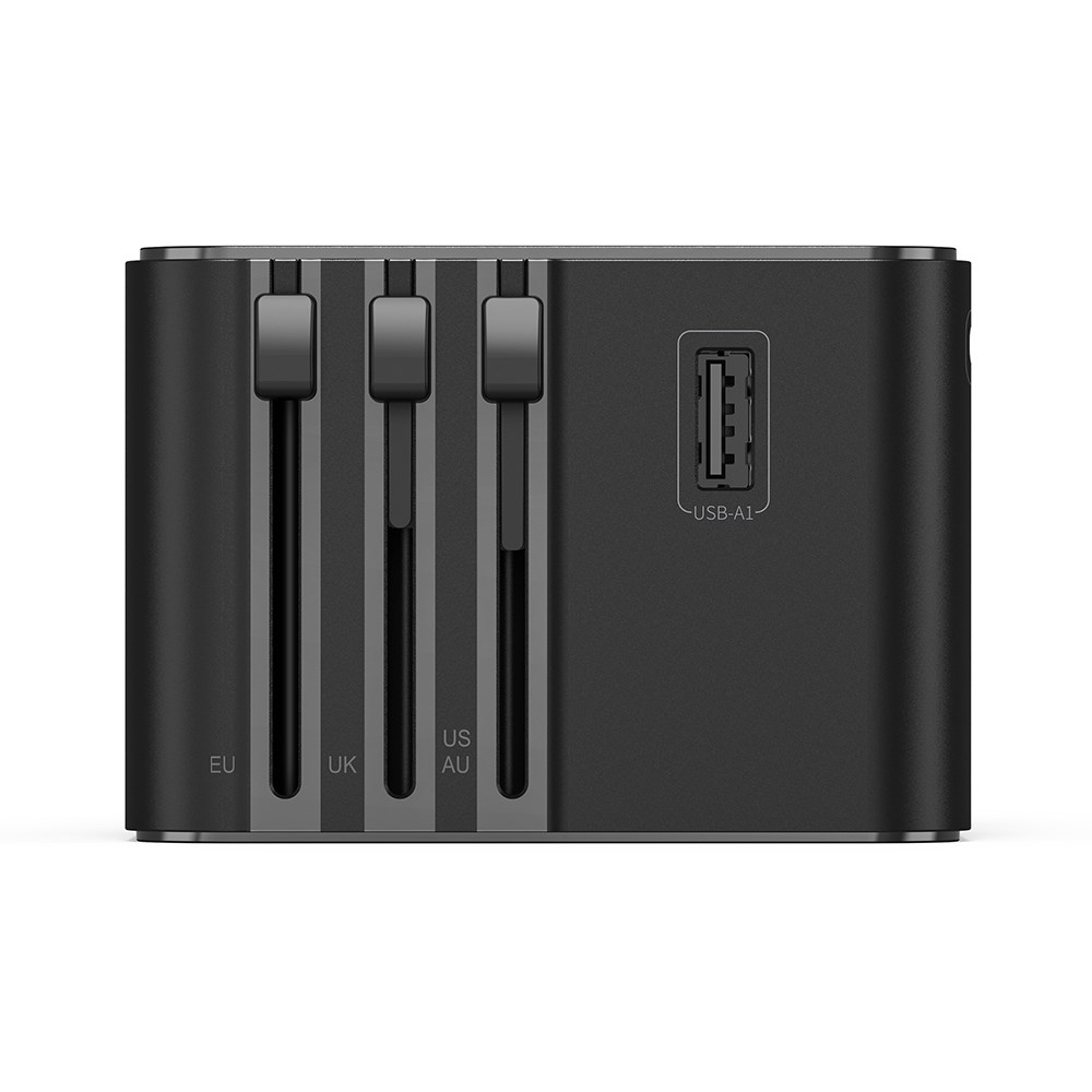 Wiwu Wi-UA006 Çoklu Universal TR/US/UK/AUS/EU Uyumlu Seyahat Şarj Adaptörü 45W