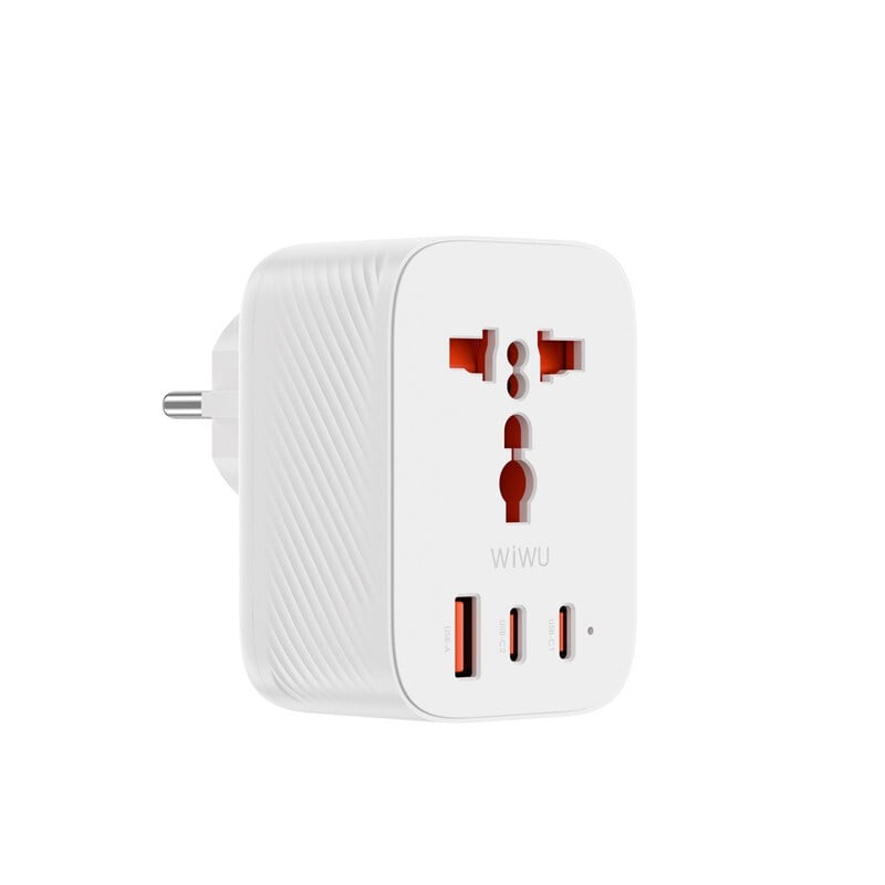 Wiwu Wi-UA007 GaN Tech PD Hızlı Şarj Özellikli Seyehat Şarj Başlığı 20W