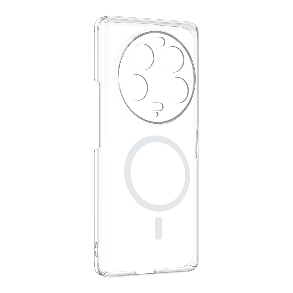 Xiaomi 13 Ultra Kamera Korumalı M-Safe Şarj Özellikli Şeffaf Zore London Sert PC Kapak