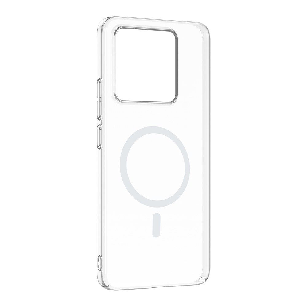 Xiaomi 14T Kamera Korumalı M-Safe Şarj Özellikli Şeffaf Zore London Sert PC Kapak