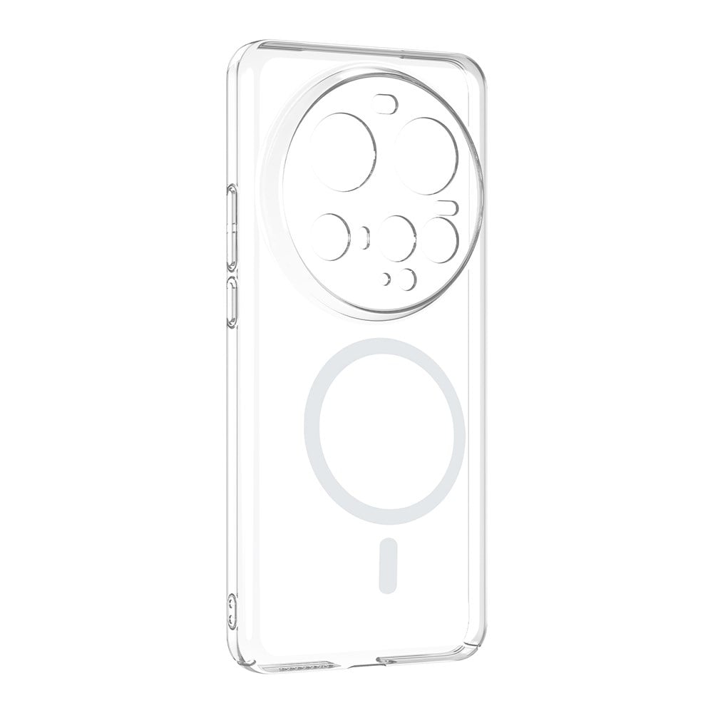 Xiaomi 15 Ultra Kamera Korumalı M-Safe Şarj Özellikli Şeffaf Zore London Sert PC Kapak