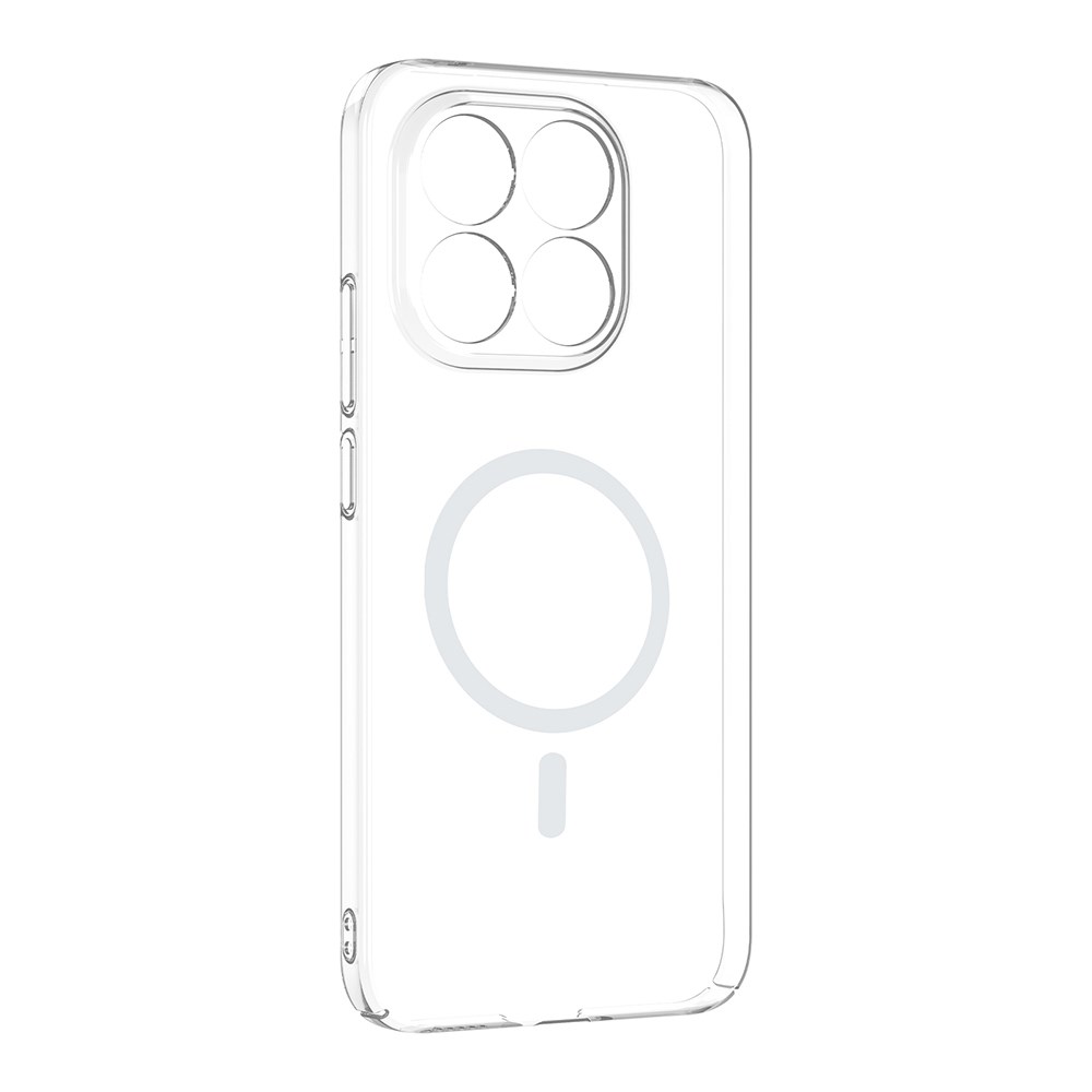 Xiaomi 15T Kamera Korumalı M-Safe Şarj Özellikli Şeffaf Zore London Sert PC Kapak