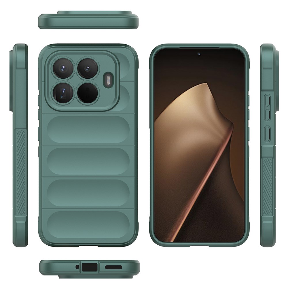 Xiaomi 15T Pro Kılıf Esnek TPU Oyuklu Arka Yüzey Tasarımlı Zore Etnik Silikon Kapak