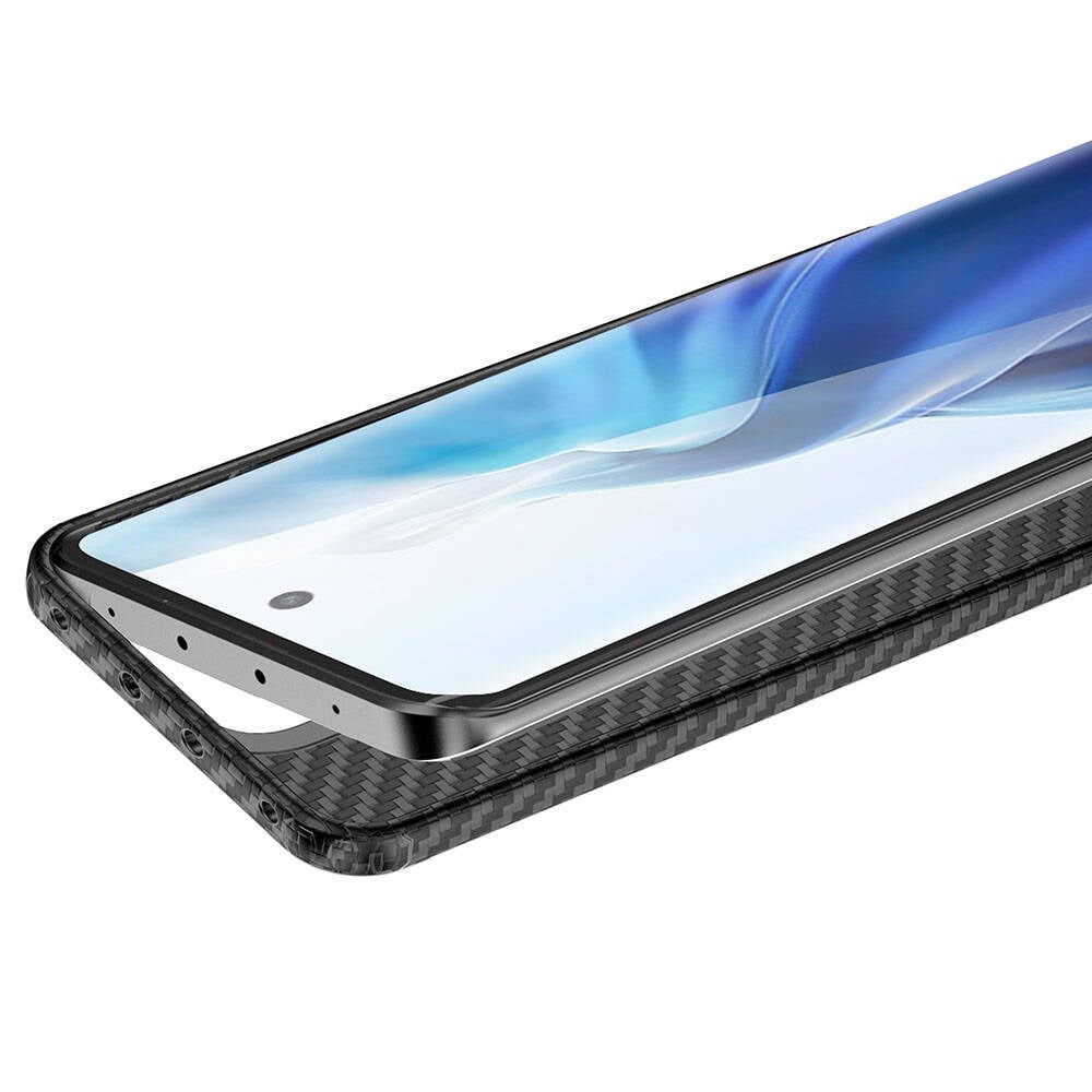 Xiaomi Mi 13 Pro Kılıf Aramid Karbon Fiber M-safe Özellikli Wlons Radison Kapak