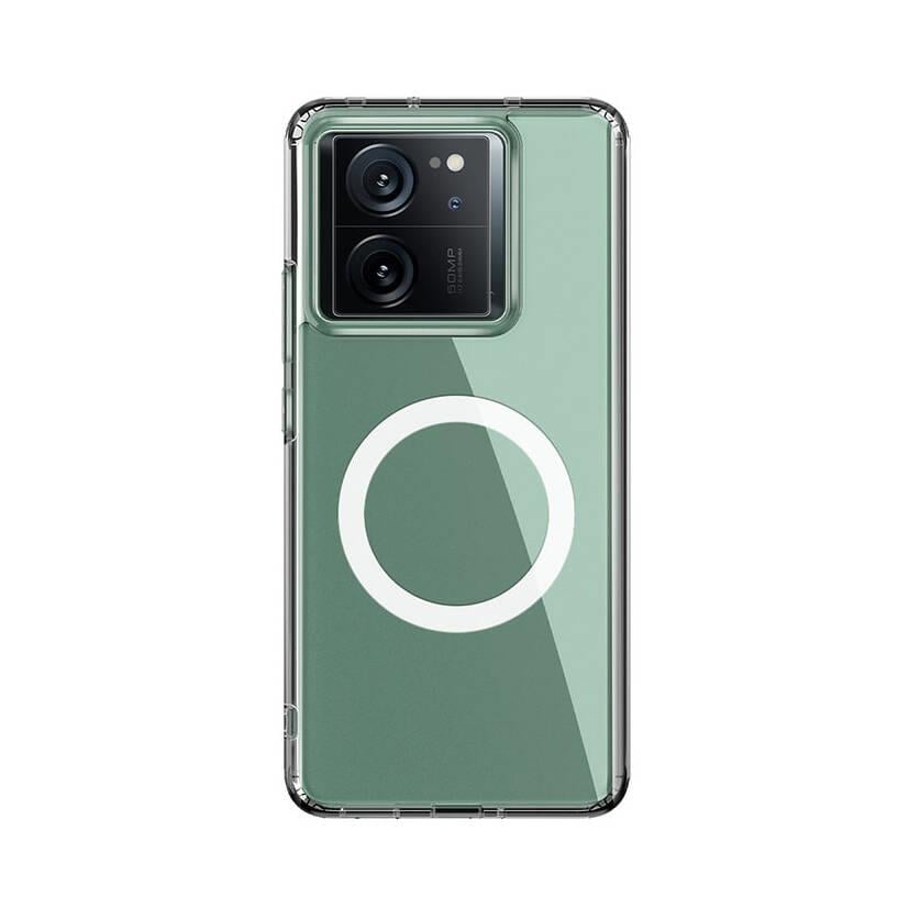 Xiaomi Mi 13T Kılıf Sert PC Arka Yüzey Wireless Şarj Özellikli Zore Flet M-safe Kapak