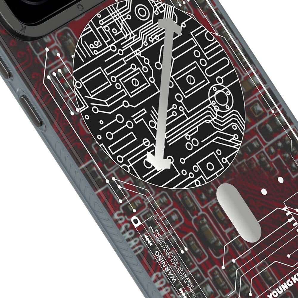 Xiaomi Mi 14 Kılıf M-safe Şarj Özellikli YoungKit Technology Serisi Kapak