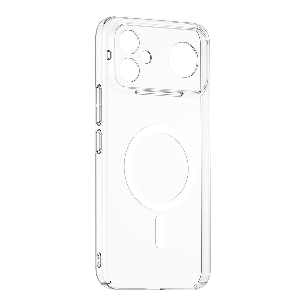 Xiaomi Poco F8 Ultra Kamera Korumalı M-Safe Şarj Özellikli Şeffaf Zore London Sert PC Kapak