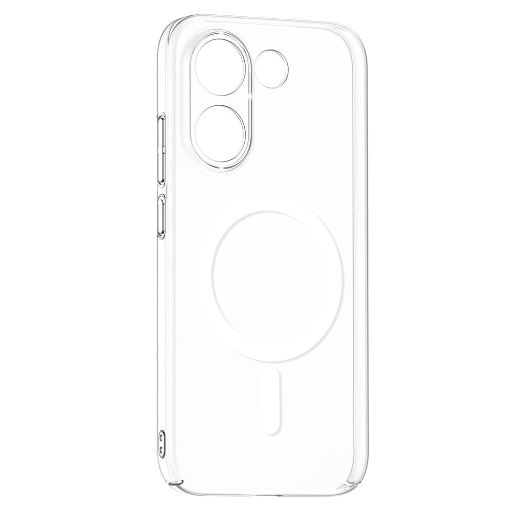 Xiaomi Poco X8 Pro Kamera Korumalı M-Safe Şarj Özellikli Şeffaf Zore London Sert PC Kapak