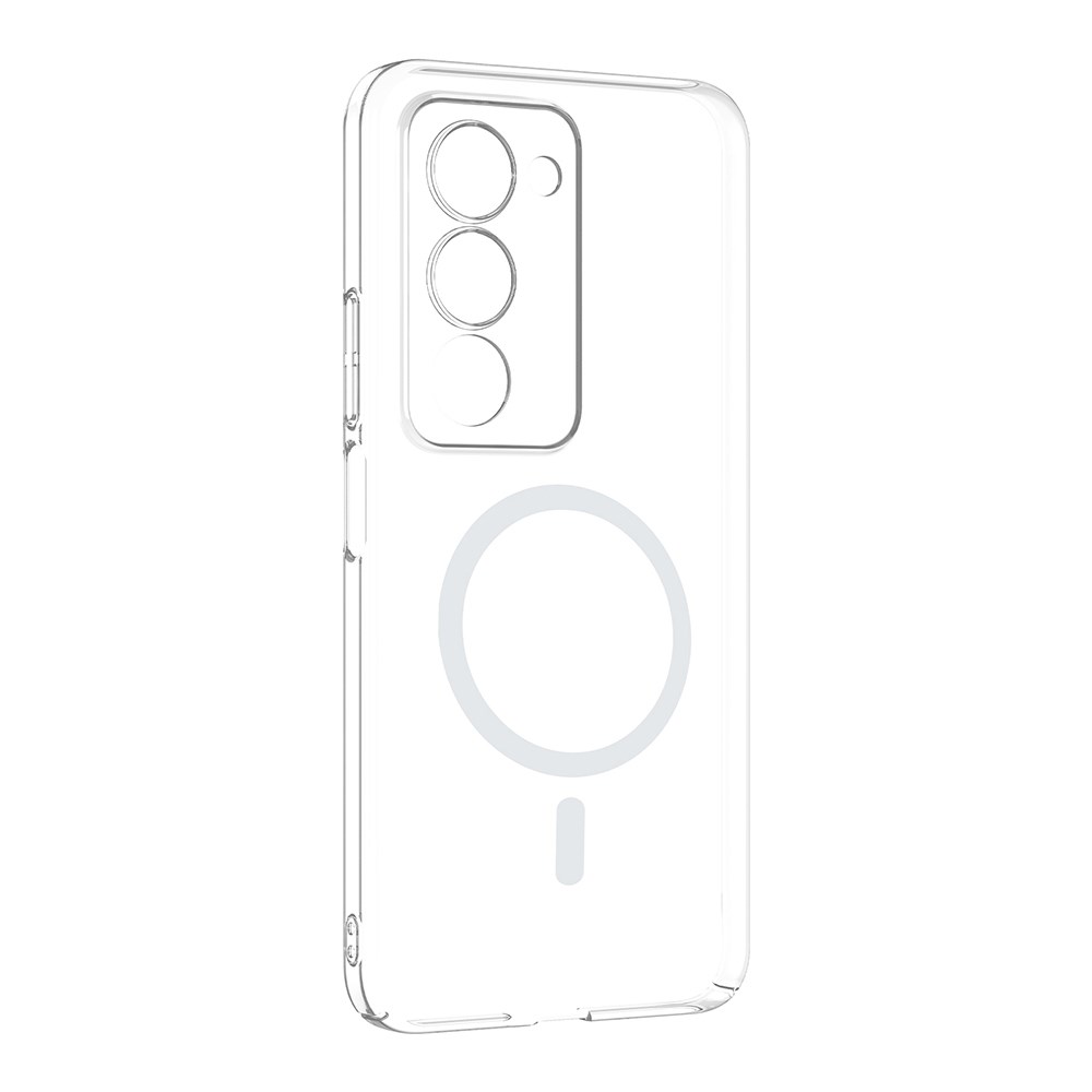 Xiaomi Redmi 15 Kamera Korumalı M-Safe Şarj Özellikli Şeffaf Zore London Sert PC Kapak