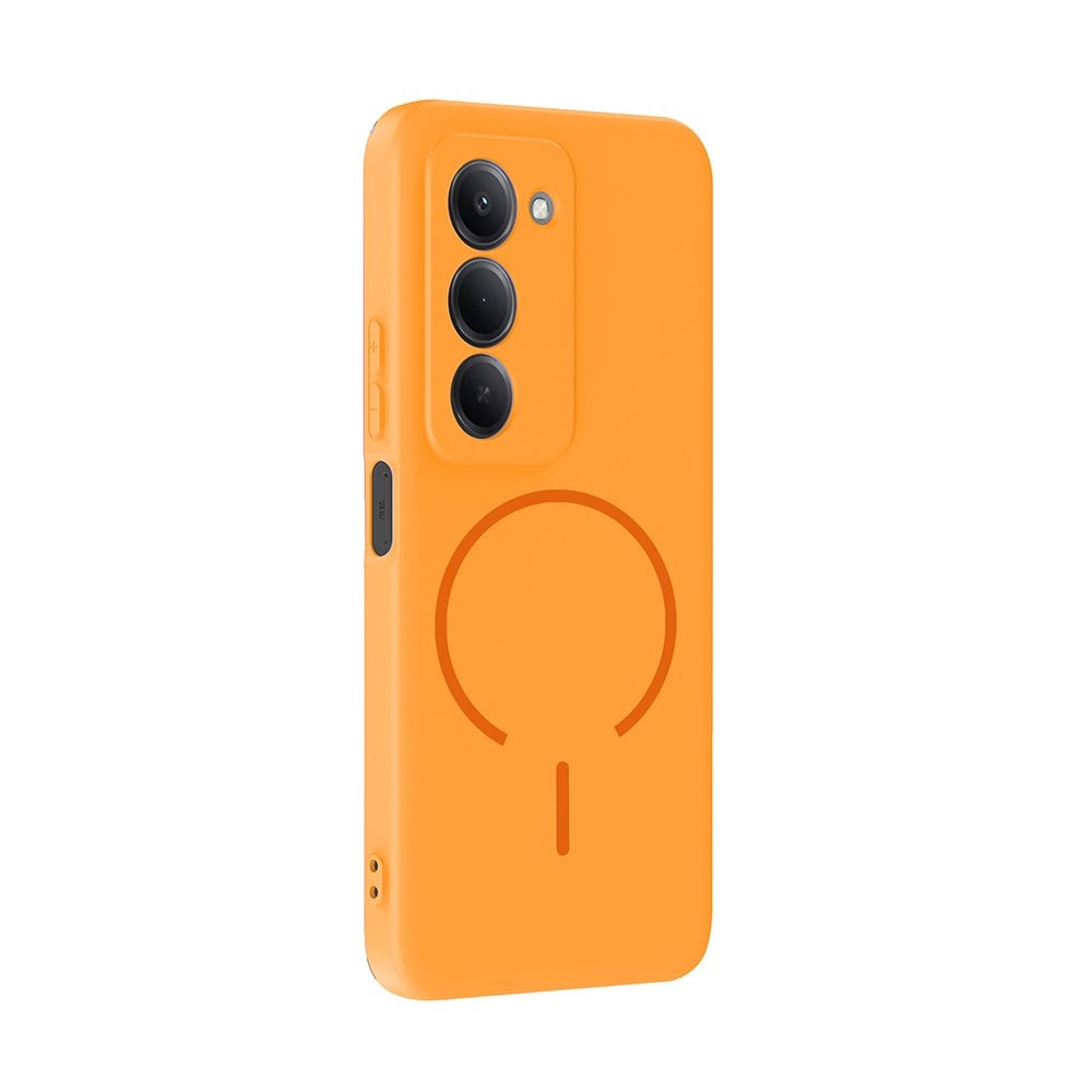 Xiaomi Redmi 15 Kılıf M-safe Şarj Özellikli Zore Meta Kapak