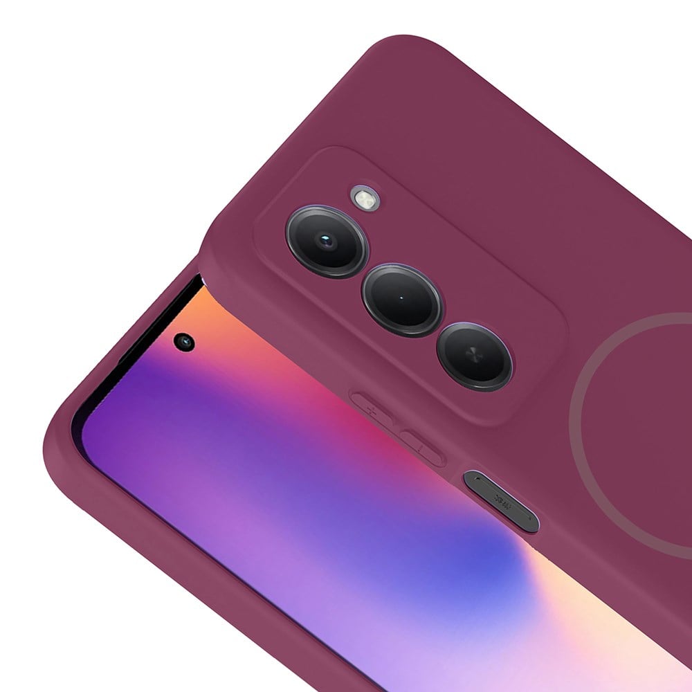 Xiaomi Redmi 15 Kılıf M-safe Şarj Özellikli Zore Meta Kapak