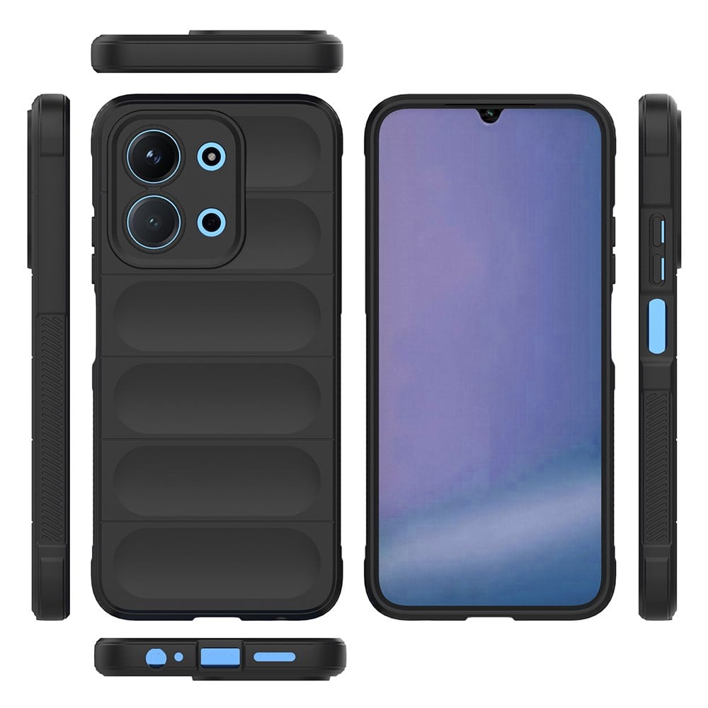 Xiaomi Redmi 15C 4G Kılıf Esnek TPU Oyuklu Arka Yüzey Tasarımlı Zore Etnik Silikon Kapak