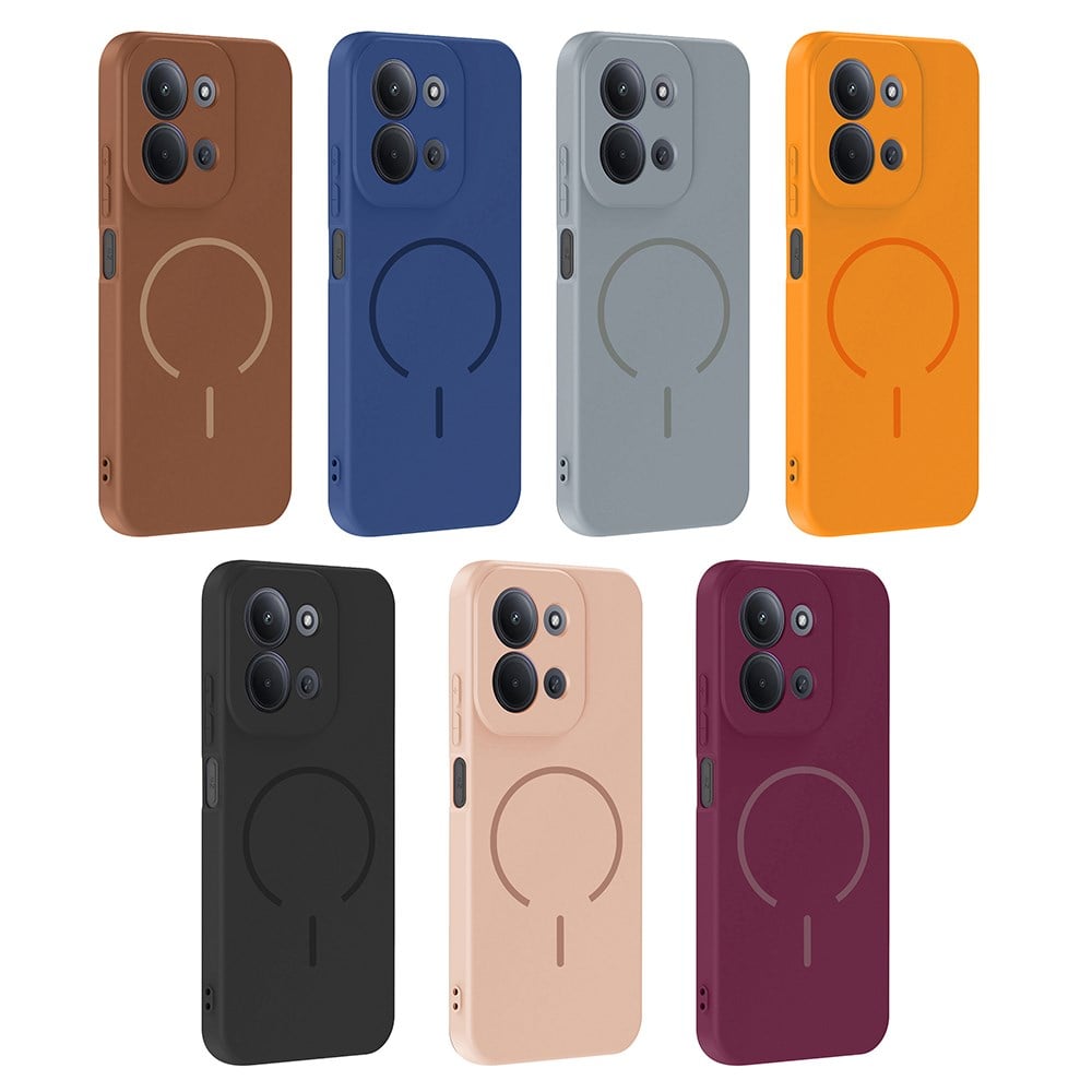 Xiaomi Redmi 15C Kılıf M-safe Şarj Özellikli Zore Meta Kapak