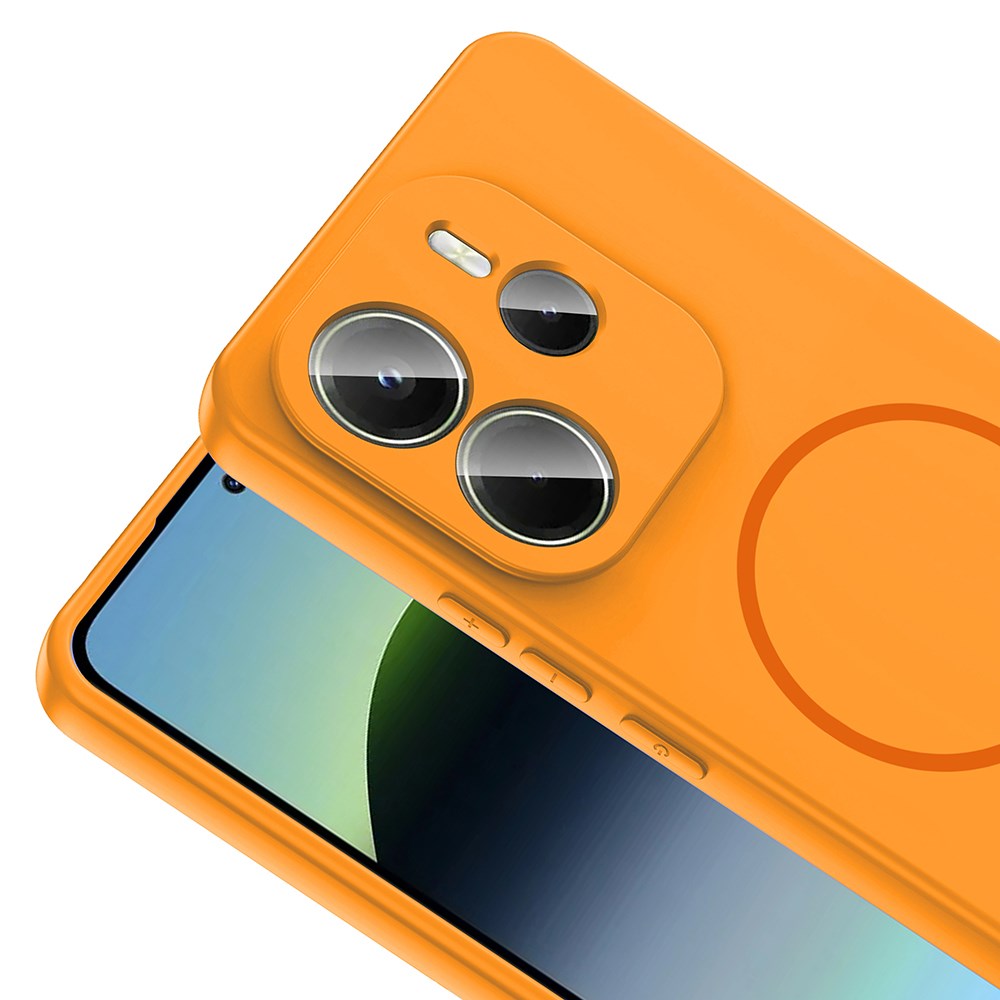 Xiaomi Redmi Note 14 4G Kılıf M-safe Şarj Özellikli Zore Meta Kapak