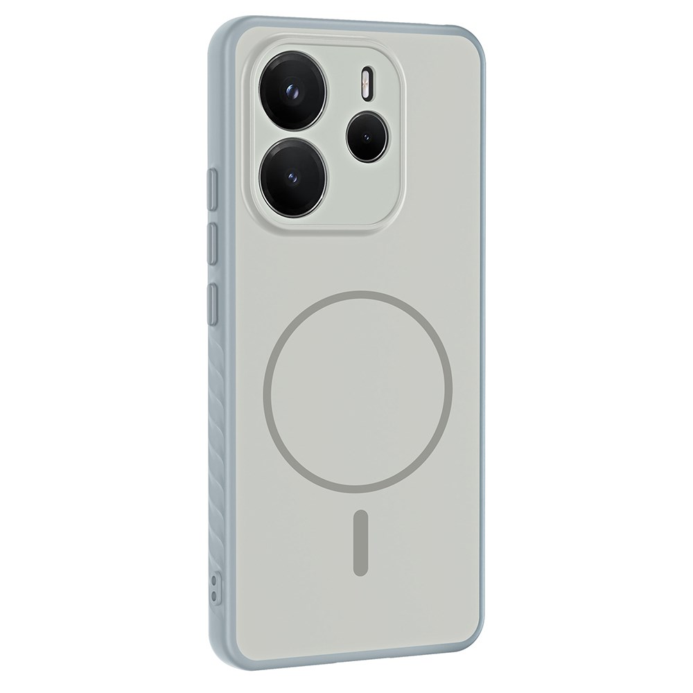 Xiaomi Redmi Note 14 4G Kılıf M-safe Şarj Özellikli Zore Tea Kapak